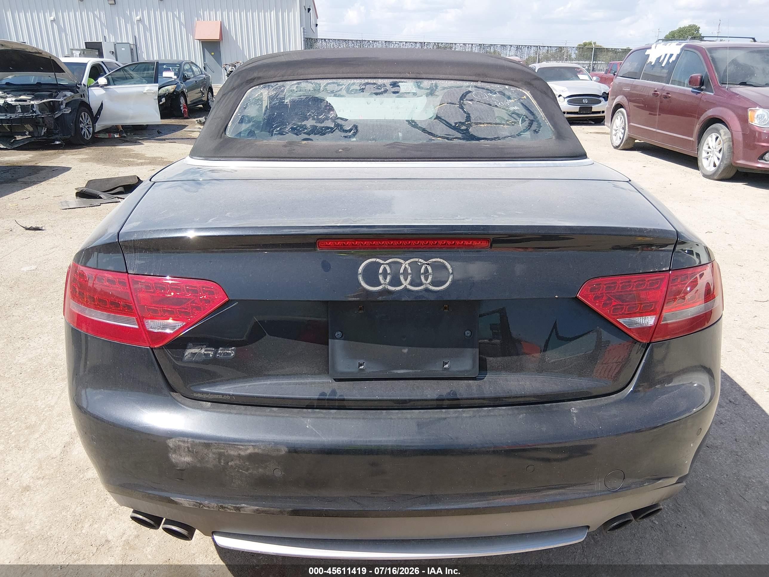 2012 Audi S5 3.0 Premium Plus Серый vin: WAUCGAFH0CN003514