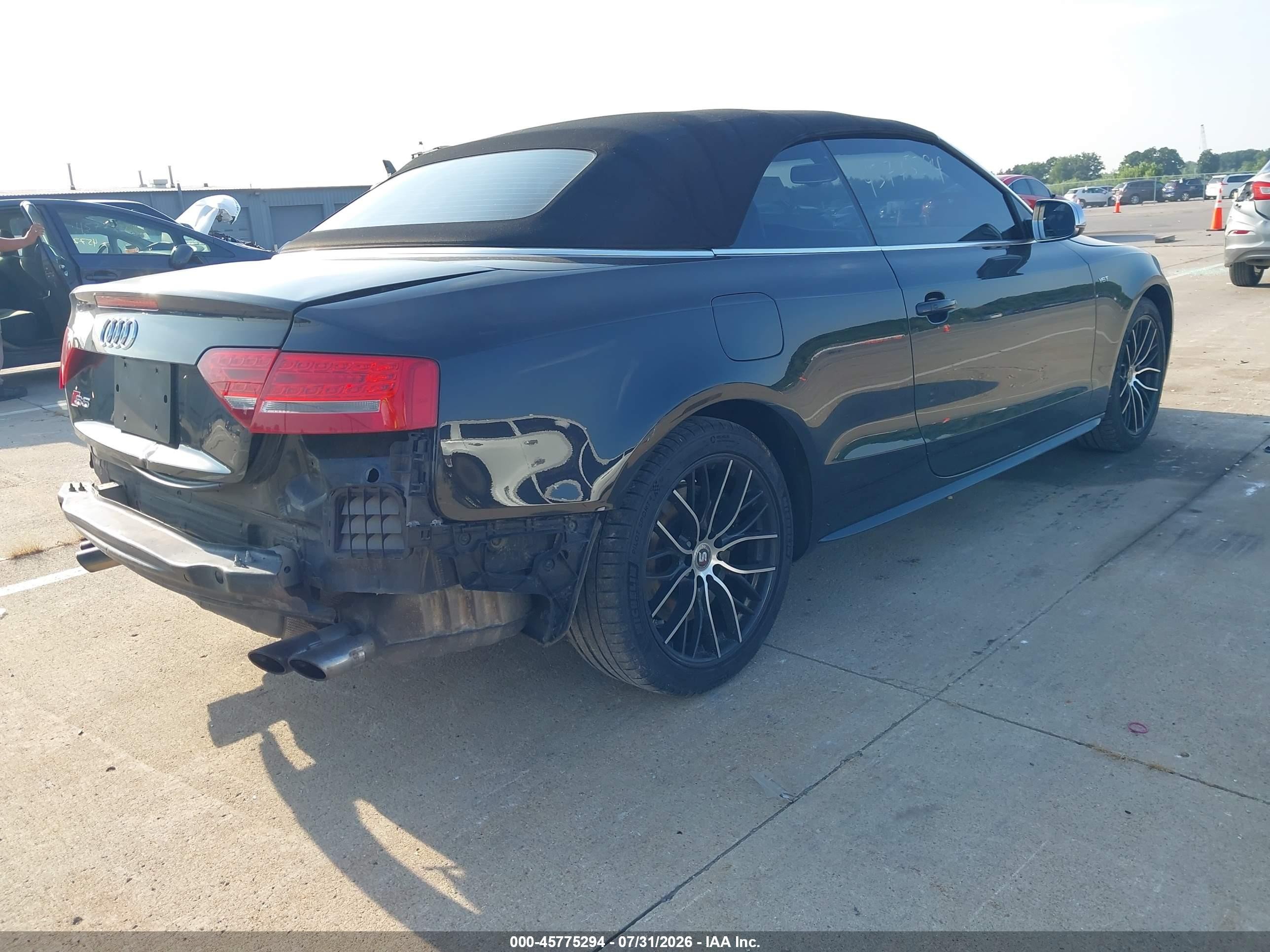 2012 Audi S5 Premium Plus Black vin: WAUCGAFH0CN006073