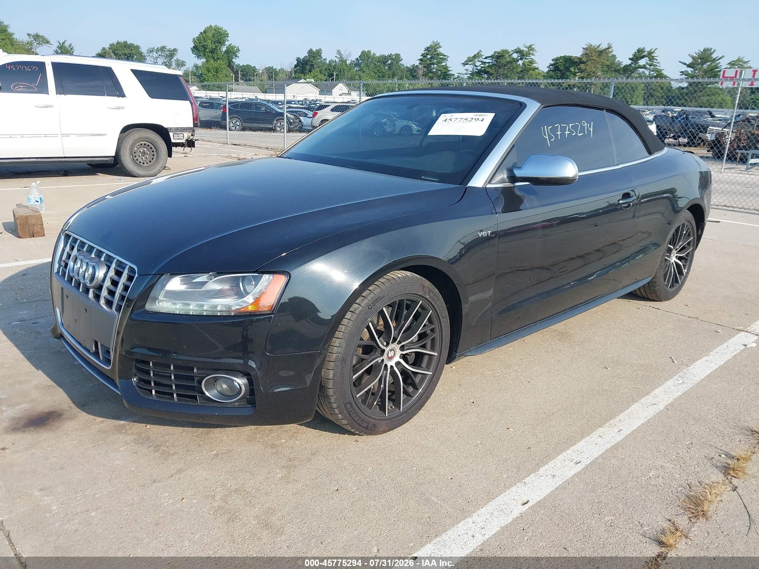 2012 Audi S5 Premium Plus Black vin: WAUCGAFH0CN006073