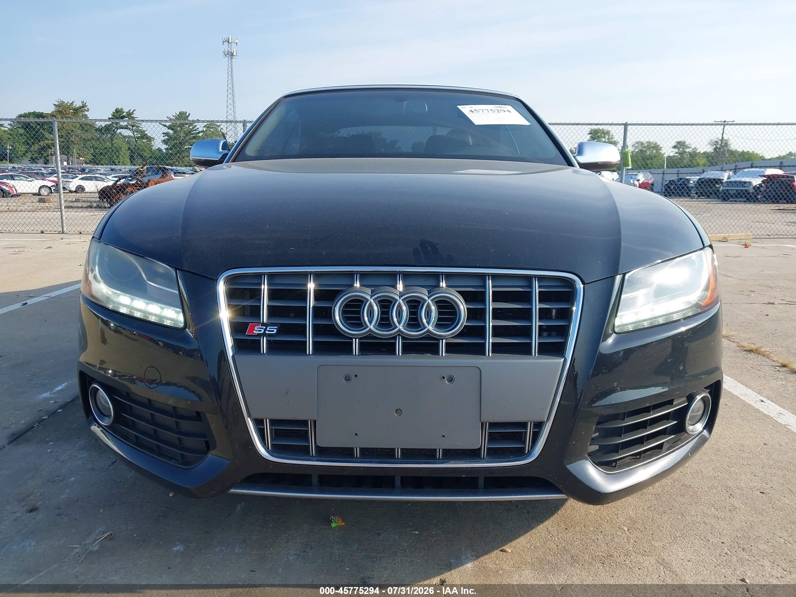 2012 Audi S5 Premium Plus Black vin: WAUCGAFH0CN006073