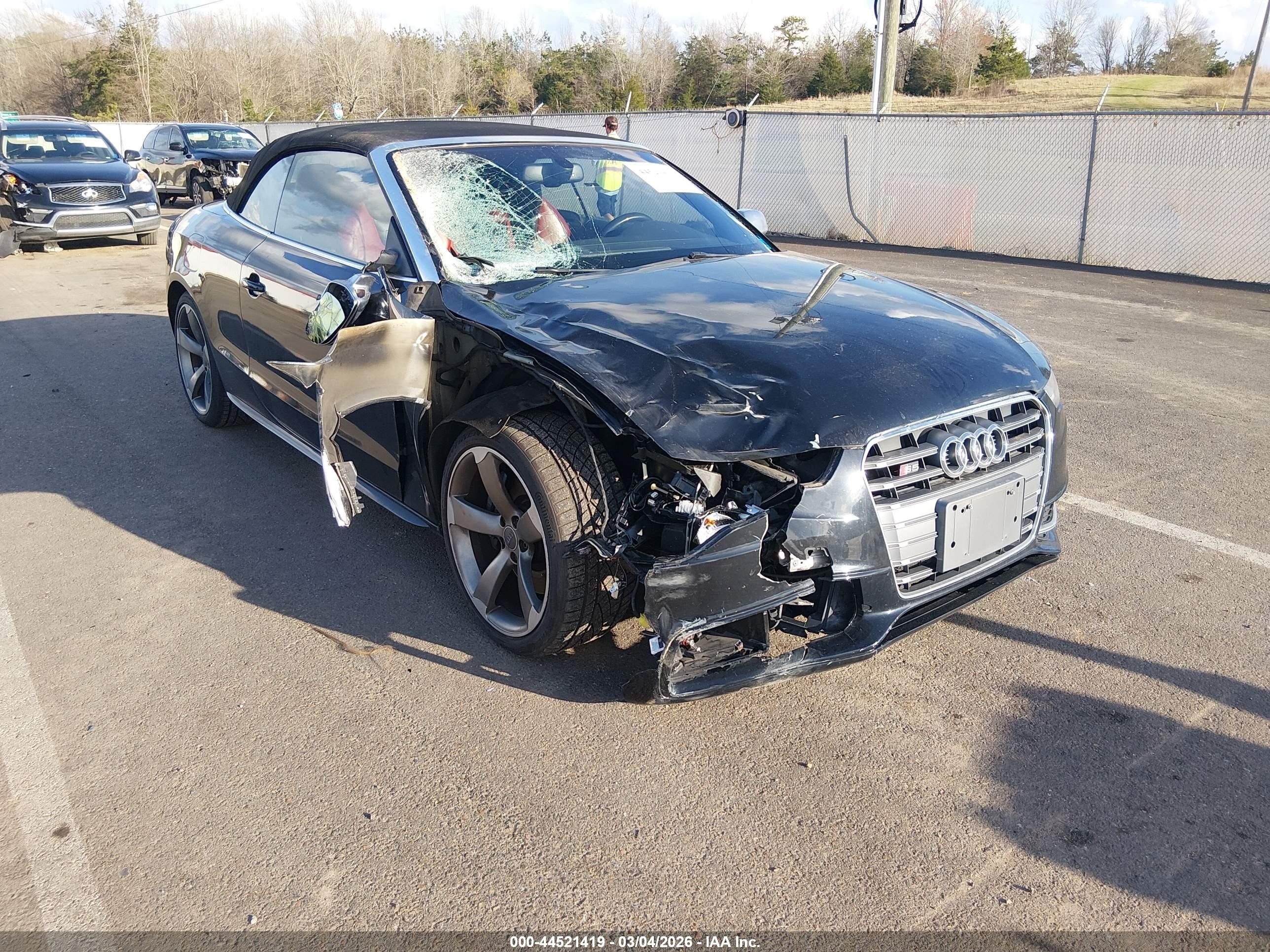 2014 Audi S5 3.0t Premium Plus Black vin: WAUCGAFH0EN004889