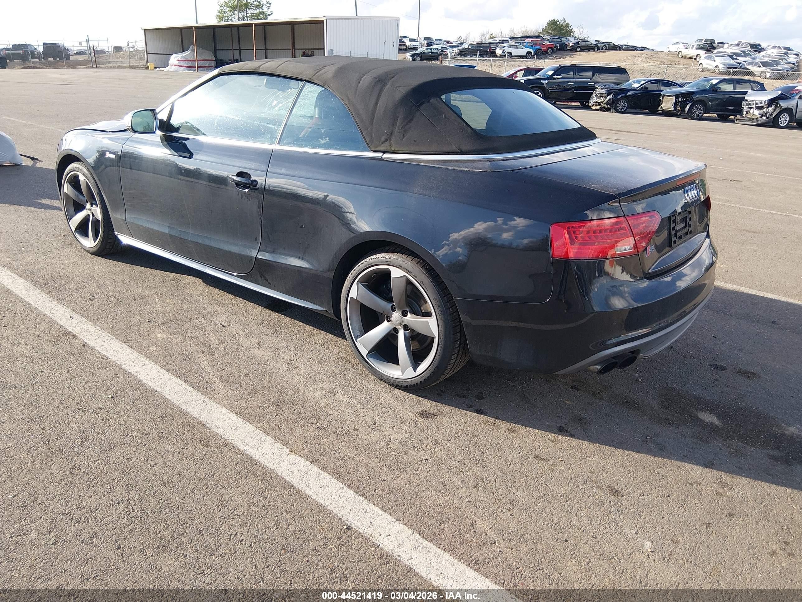 2014 Audi S5 3.0t Premium Plus Black vin: WAUCGAFH0EN004889