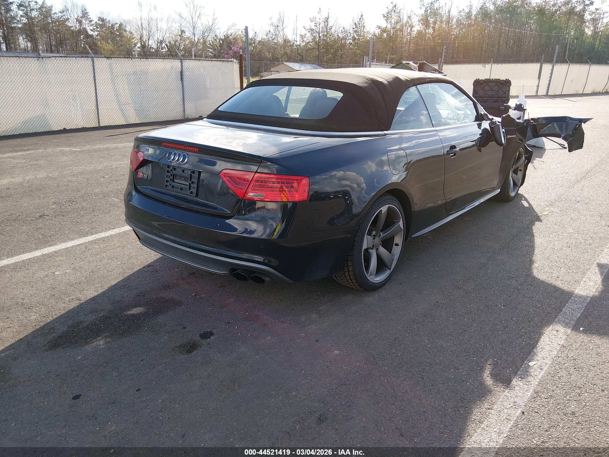 2014 Audi S5 3.0t Premium Plus Black vin: WAUCGAFH0EN004889