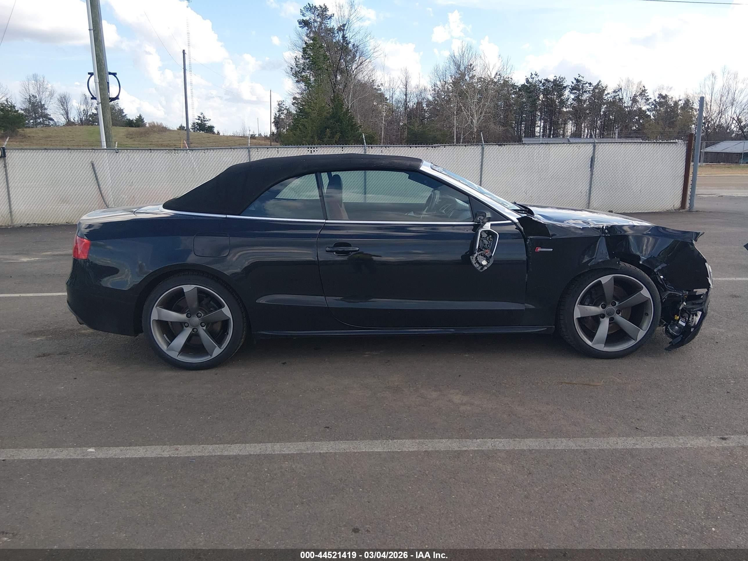 2014 Audi S5 3.0t Premium Plus Black vin: WAUCGAFH0EN004889