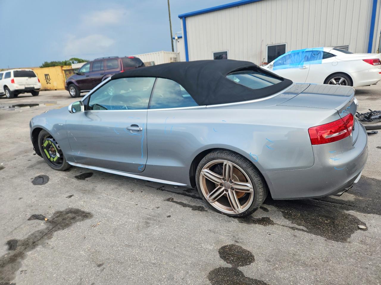 2012 Audi S5 Premium Plus Серый vin: WAUCGAFH3CN000879