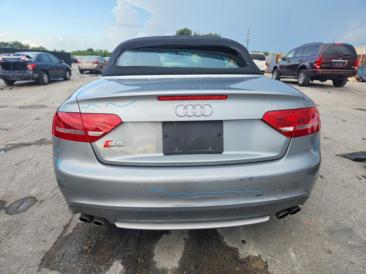 2012 Audi S5 Premium Plus Серый vin: WAUCGAFH3CN000879