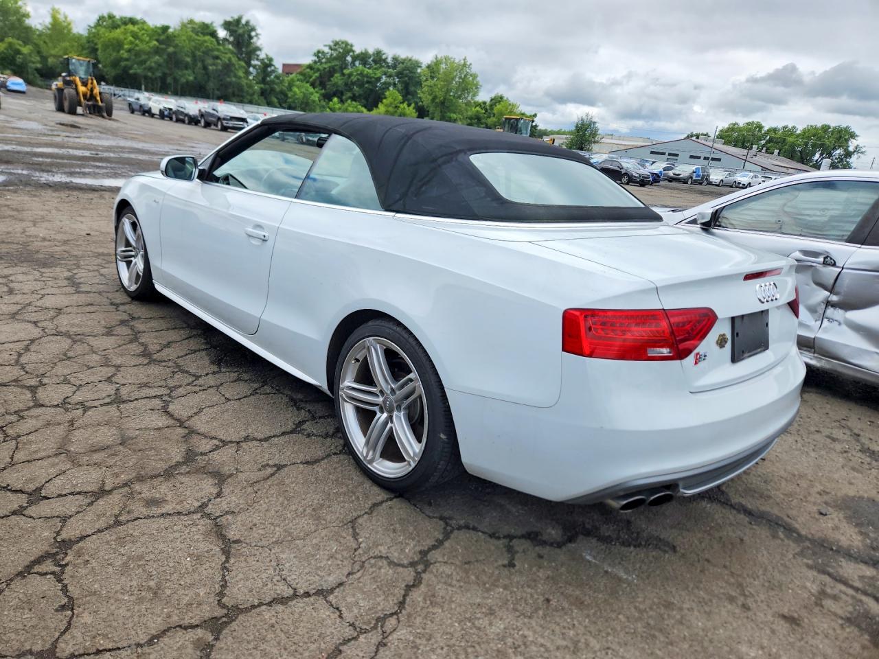 2014 Audi S5 Premium Plus White vin: WAUCGAFH3EN000187