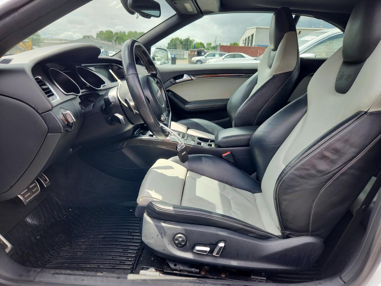 2014 Audi S5 Premium Plus White vin: WAUCGAFH3EN000187