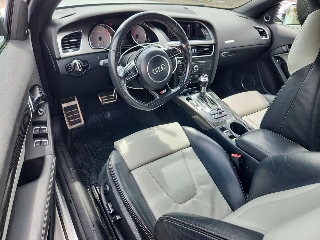 2014 Audi S5 Premium Plus White vin: WAUCGAFH3EN000187