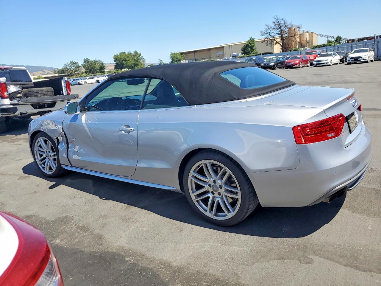 2015 Audi S5 Premium Plus Серый vin: WAUCGAFH3FN002927
