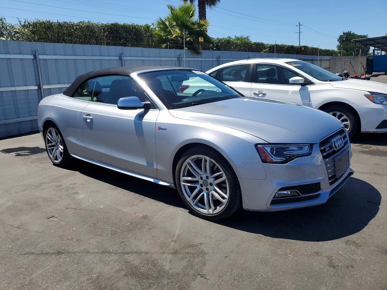 2015 Audi S5 Premium Plus Серый vin: WAUCGAFH3FN002927
