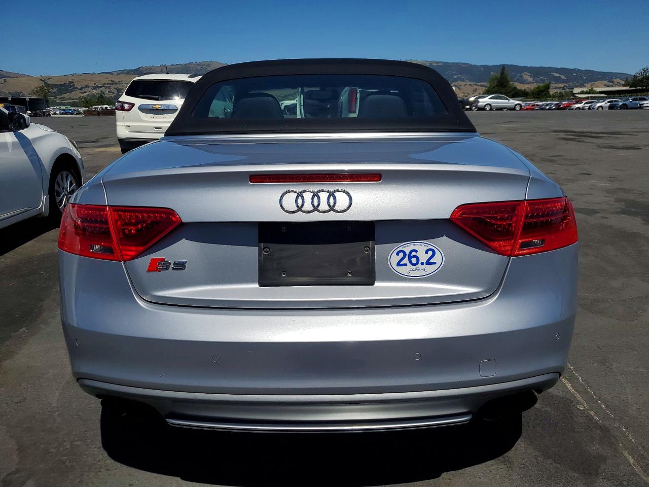 2015 Audi S5 Premium Plus Серый vin: WAUCGAFH3FN002927