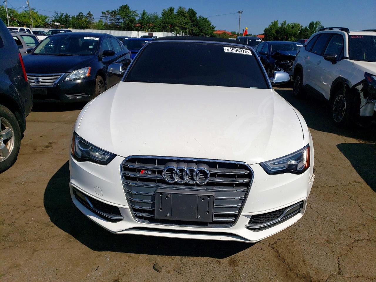2015 Audi S5 Premium Plus White vin: WAUCGAFH3FN009876