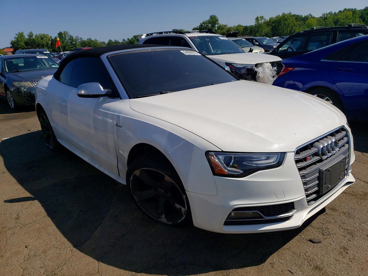 2015 Audi S5 Premium Plus White vin: WAUCGAFH3FN009876