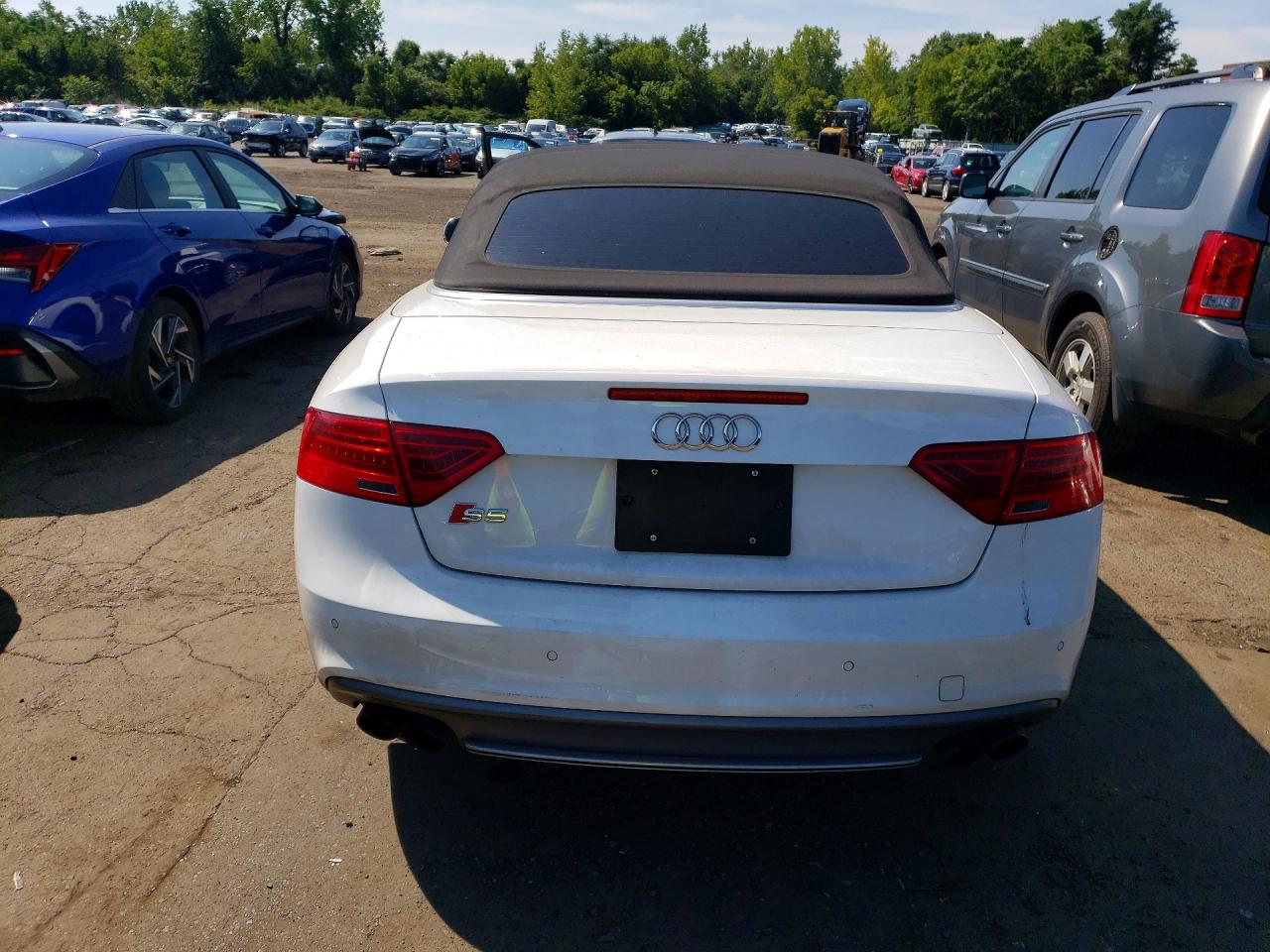 2015 Audi S5 Premium Plus White vin: WAUCGAFH3FN009876