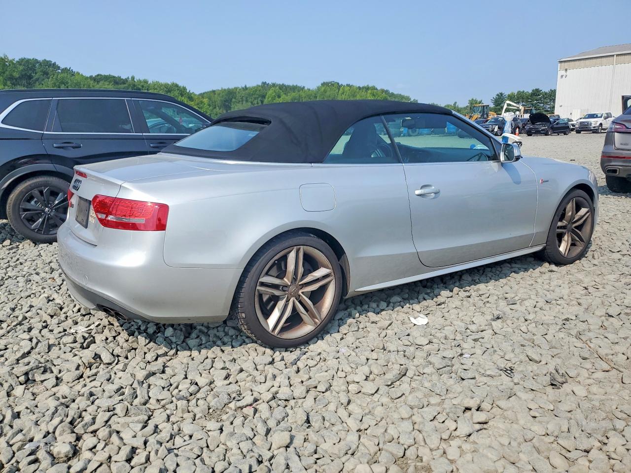 2012 Audi S5 Premium Plus Silver vin: WAUCGAFH4CN001278