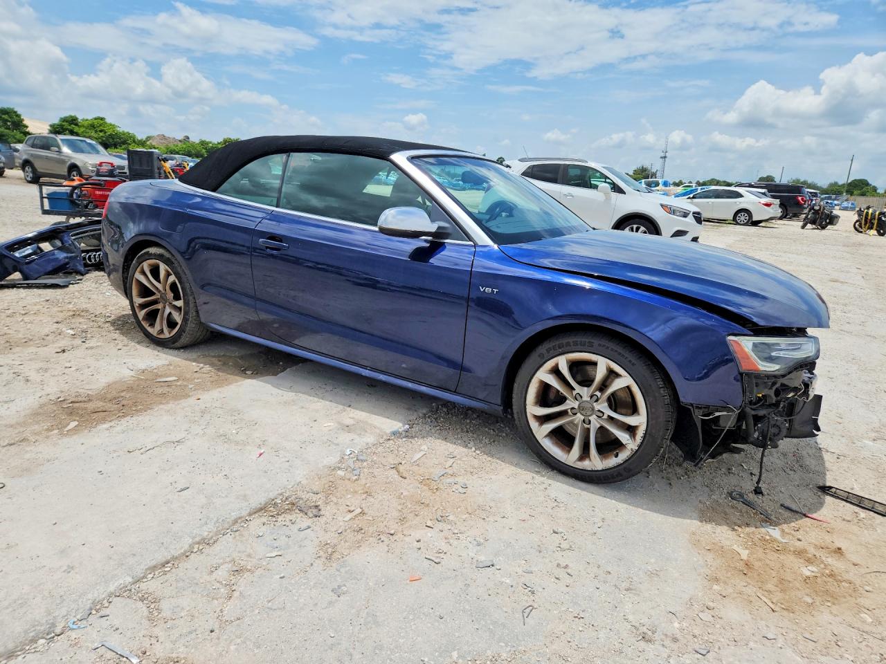 2013 Audi S5 Premium Plus Blue vin: WAUCGAFH4DN008510