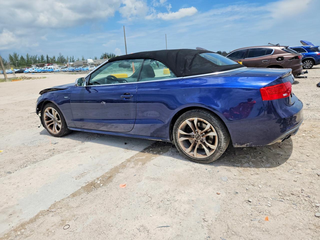 2013 Audi S5 Premium Plus Blue vin: WAUCGAFH4DN008510
