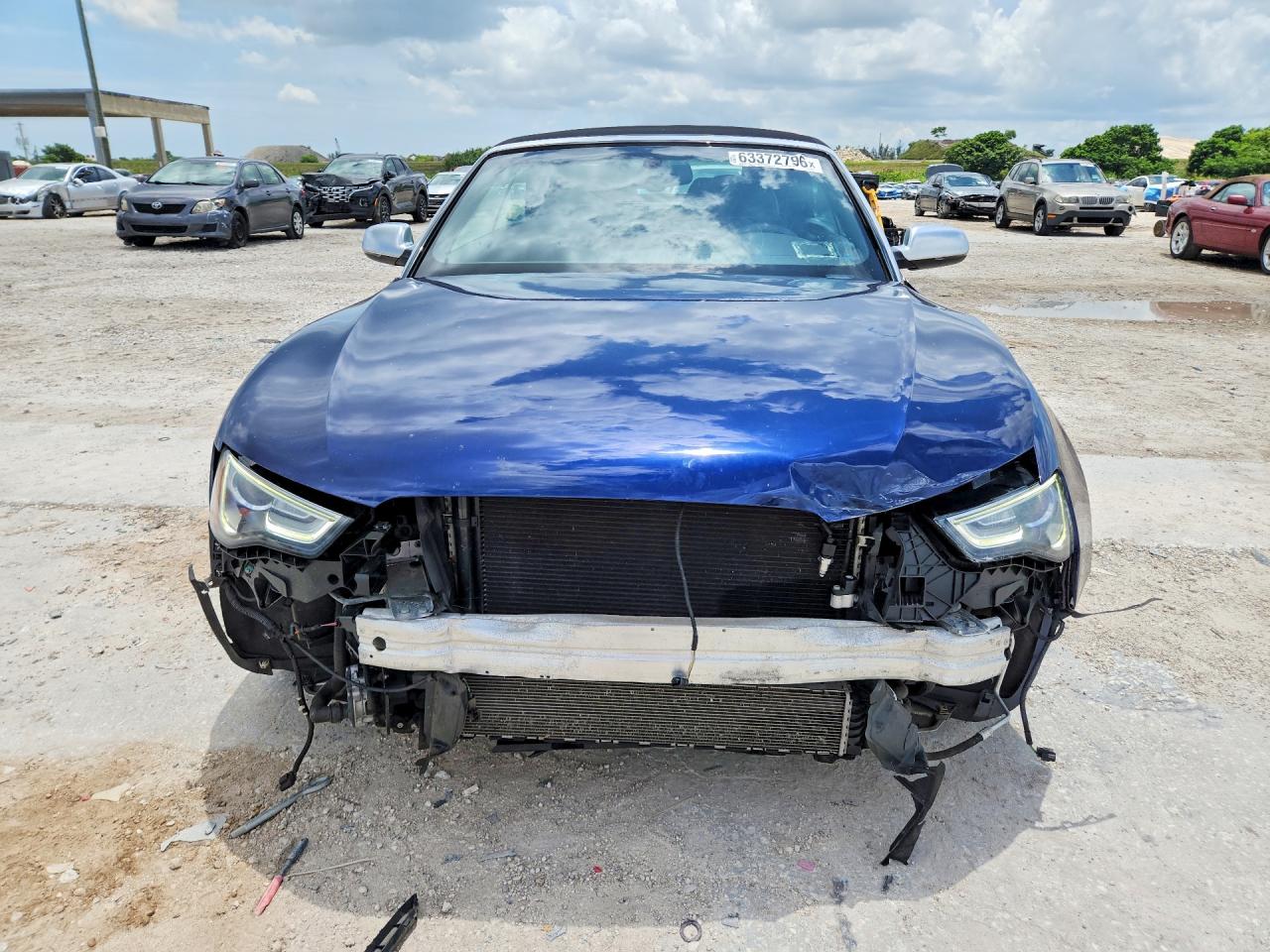 2013 Audi S5 Premium Plus Blue vin: WAUCGAFH4DN008510