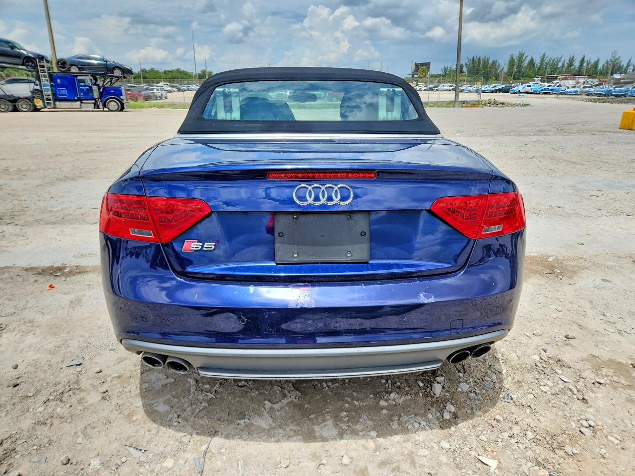 2013 Audi S5 Premium Plus Blue vin: WAUCGAFH4DN008510