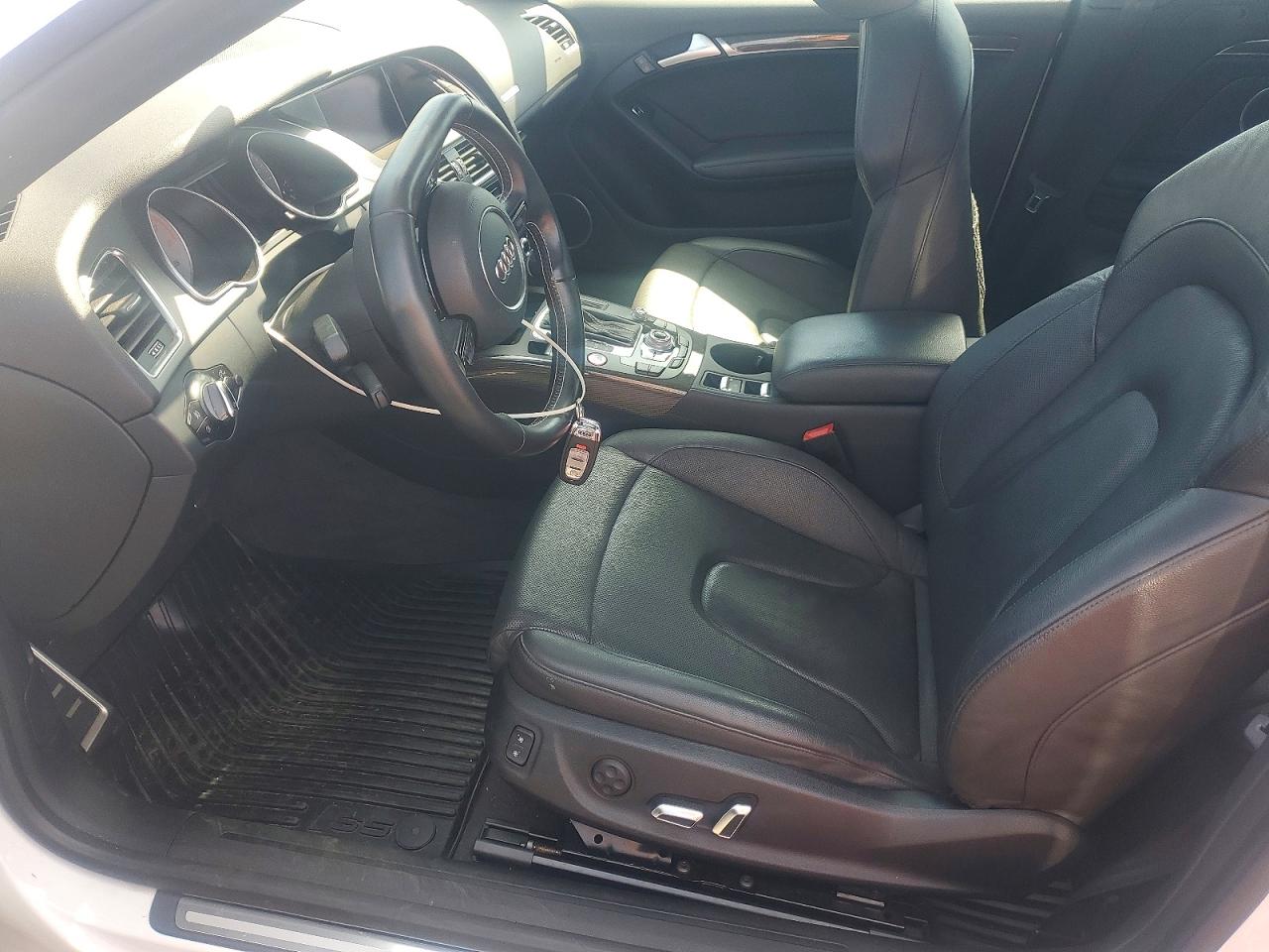 2014 Audi S5 Premium Plus White vin: WAUCGAFH4EN009190