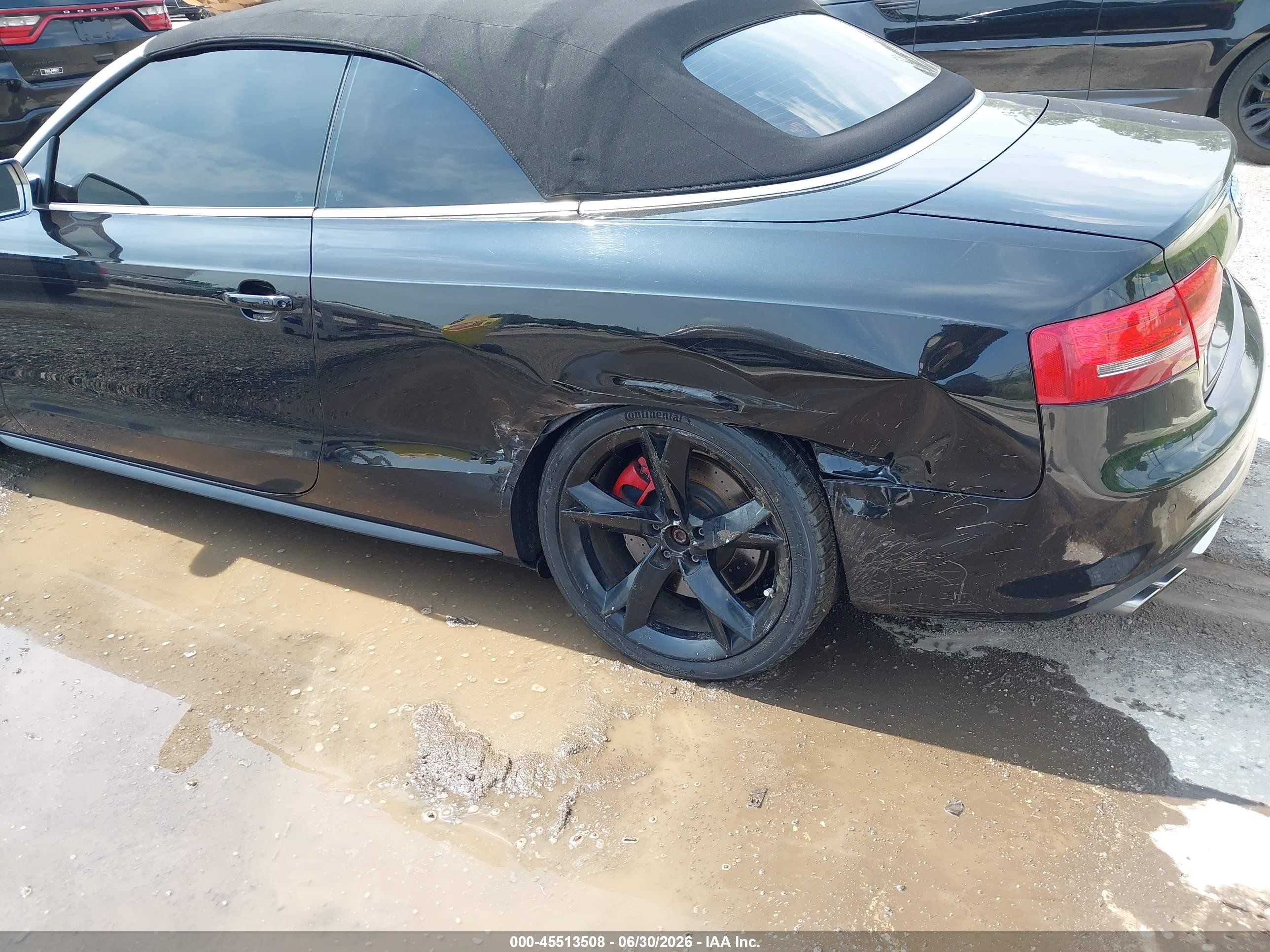 2011 Audi S5 3.0 Premium Plus Black vin: WAUCGAFH5BN005810