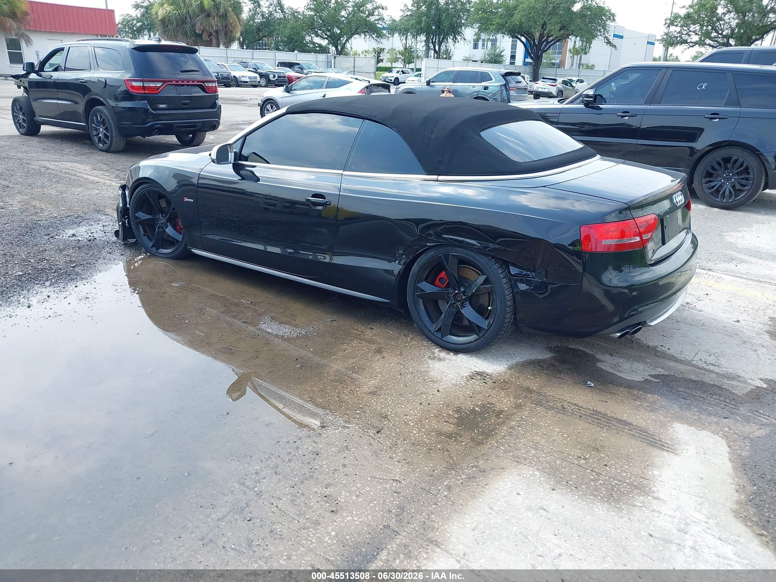2011 Audi S5 3.0 Premium Plus Black vin: WAUCGAFH5BN005810