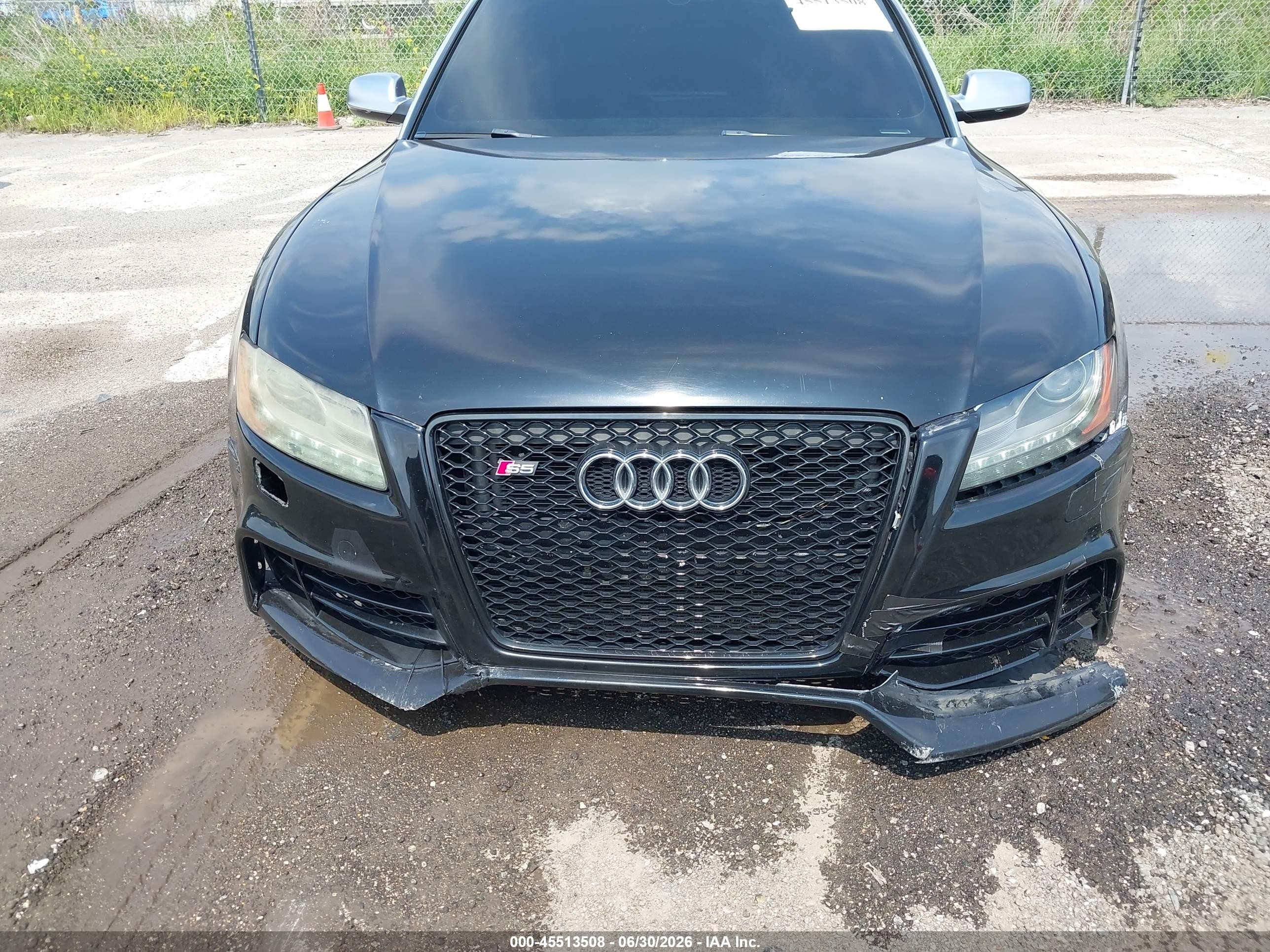 2011 Audi S5 3.0 Premium Plus Black vin: WAUCGAFH5BN005810