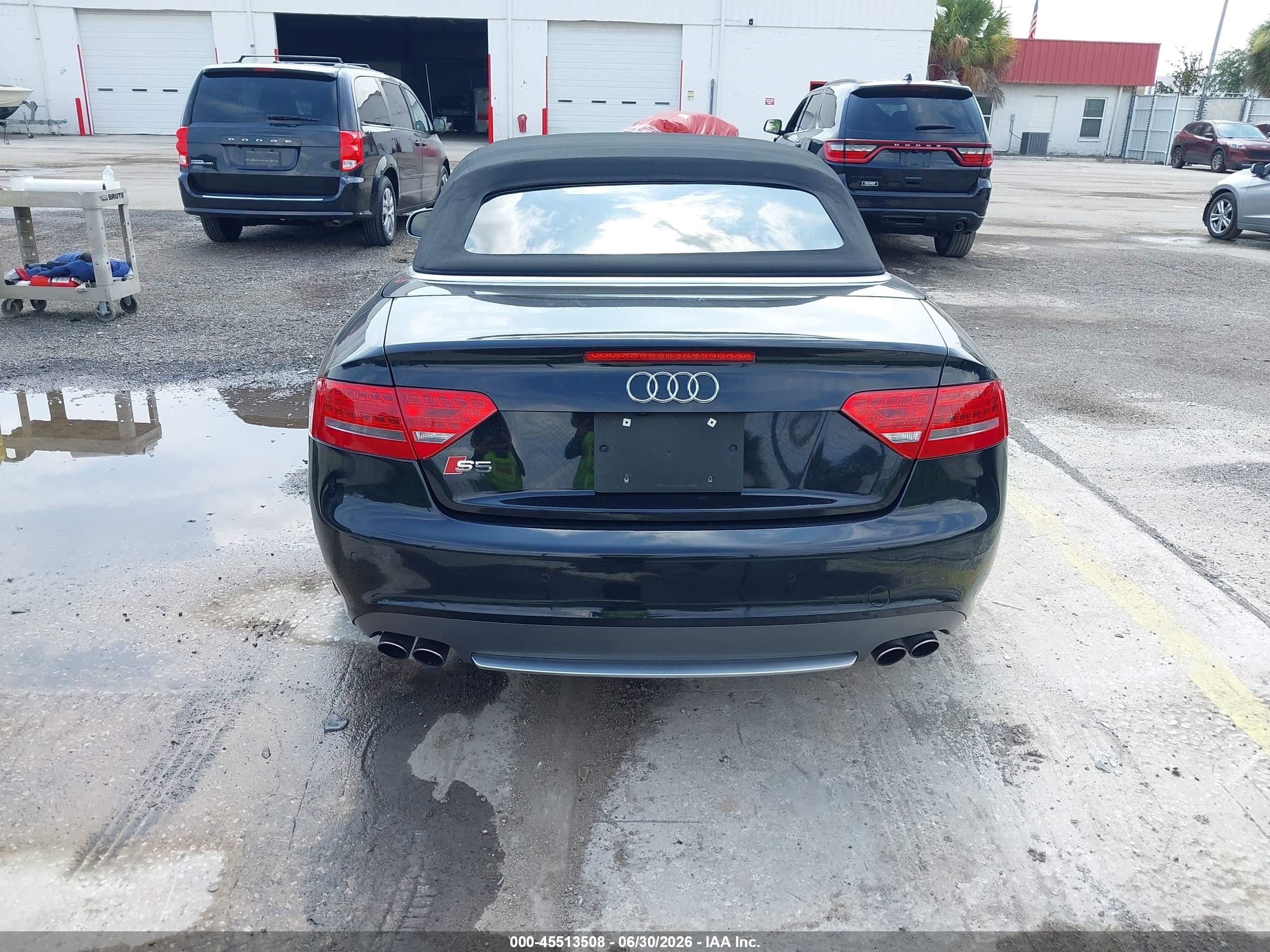 2011 Audi S5 3.0 Premium Plus Black vin: WAUCGAFH5BN005810