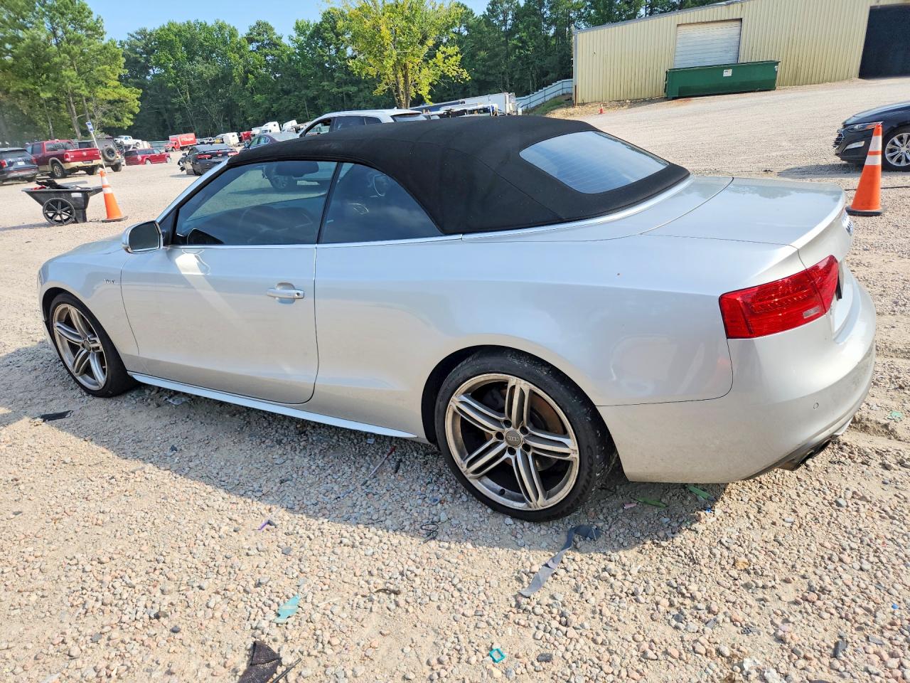 2013 Audi S5 Premium Plus Silver vin: WAUCGAFH5DN001792