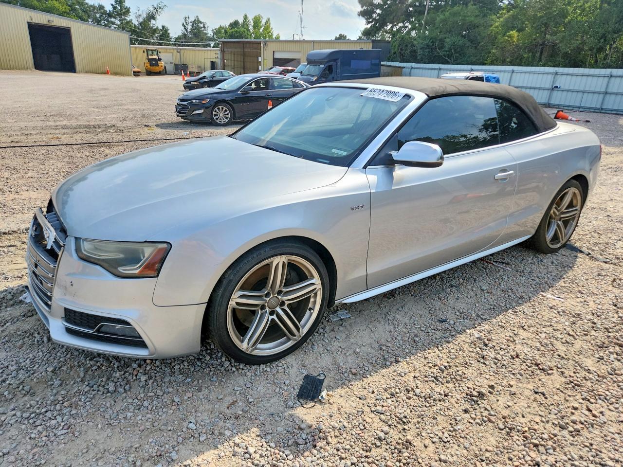 2013 Audi S5 Premium Plus Silver vin: WAUCGAFH5DN001792