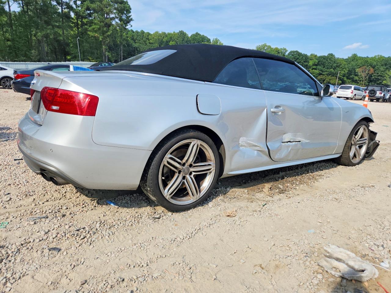 2013 Audi S5 Premium Plus Silver vin: WAUCGAFH5DN001792