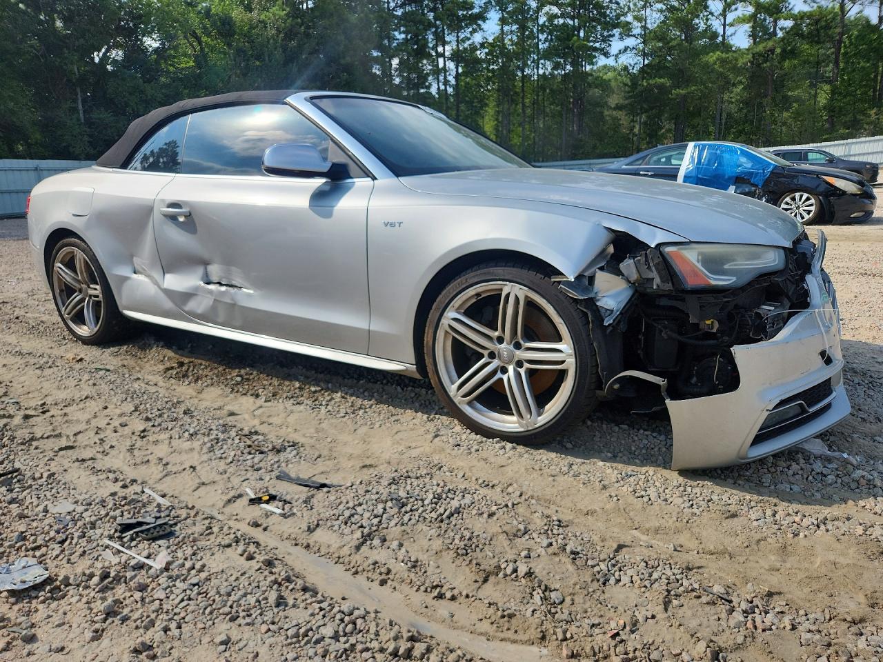 2013 Audi S5 Premium Plus Silver vin: WAUCGAFH5DN001792