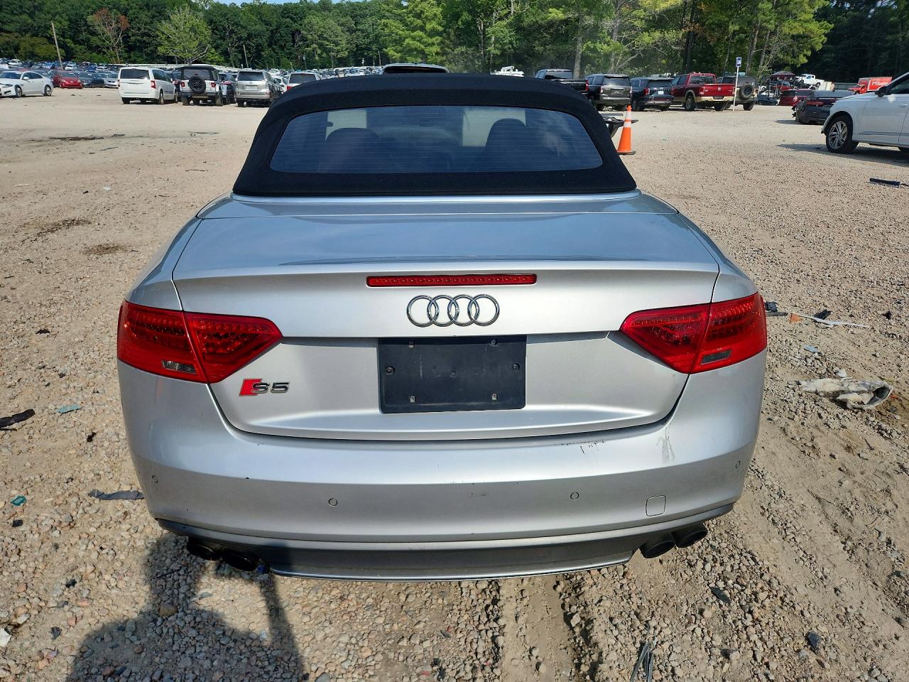 2013 Audi S5 Premium Plus Silver vin: WAUCGAFH5DN001792
