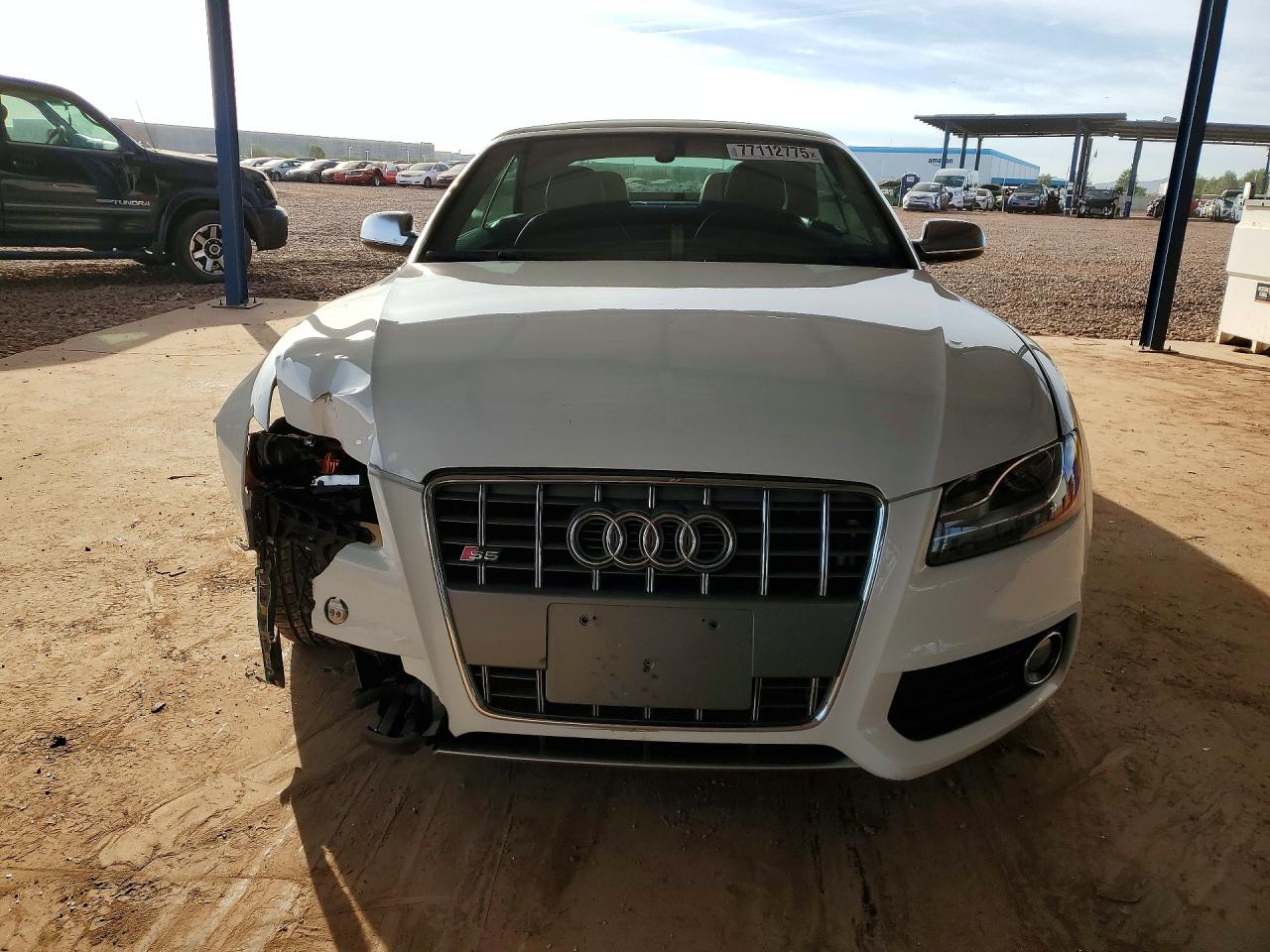 2012 Audi S5 Premium Plus White vin: WAUCGAFH7CN007849