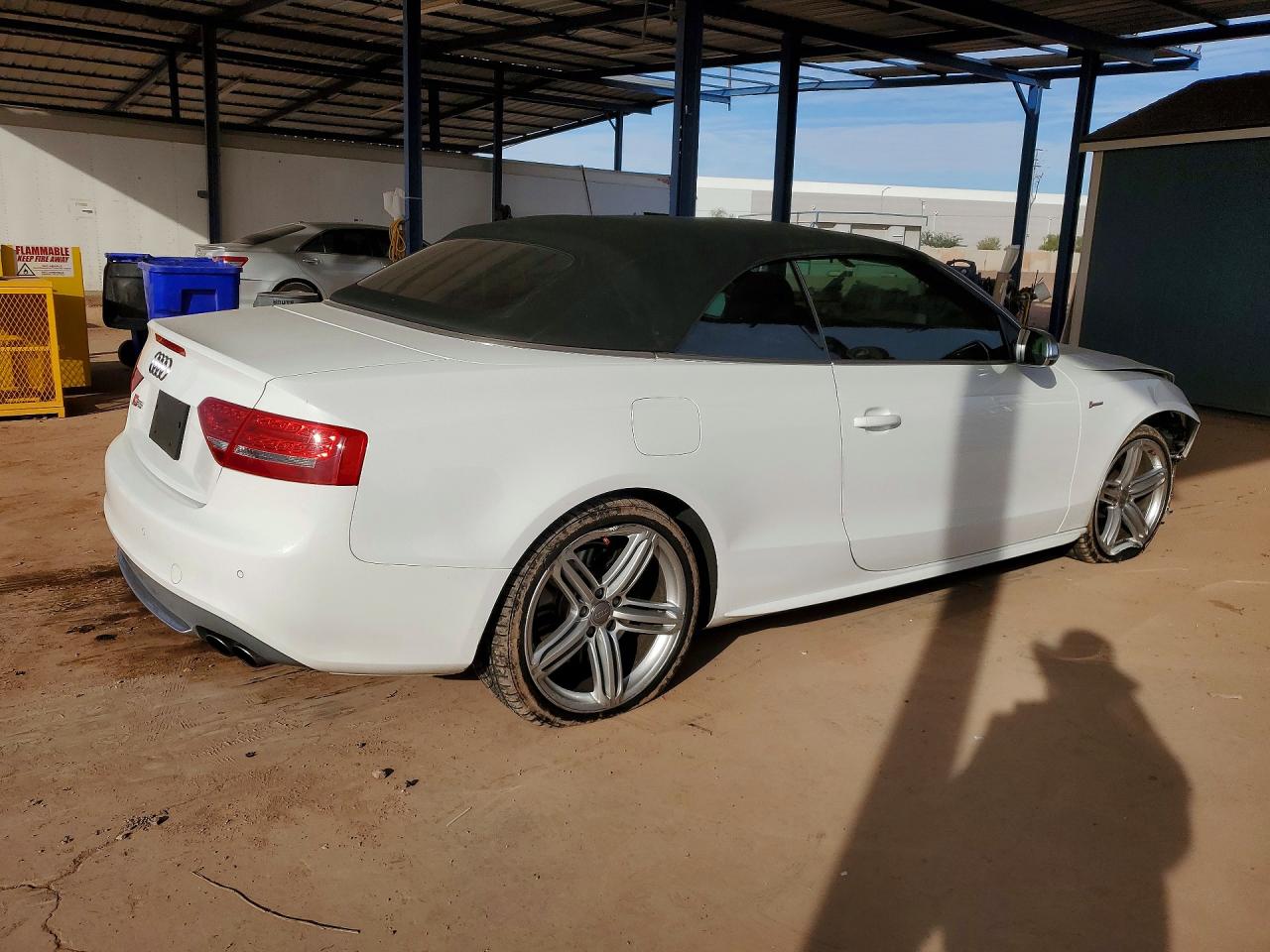 2012 Audi S5 Premium Plus White vin: WAUCGAFH7CN007849