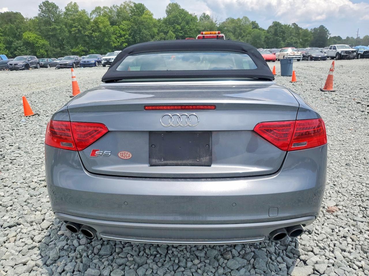 2015 Audi S5 Premium Plus Gray vin: WAUCGAFH7FN003644