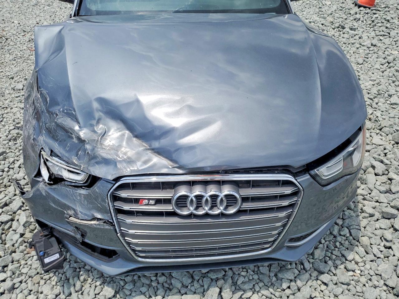 2015 Audi S5 Premium Plus Gray vin: WAUCGAFH7FN003644