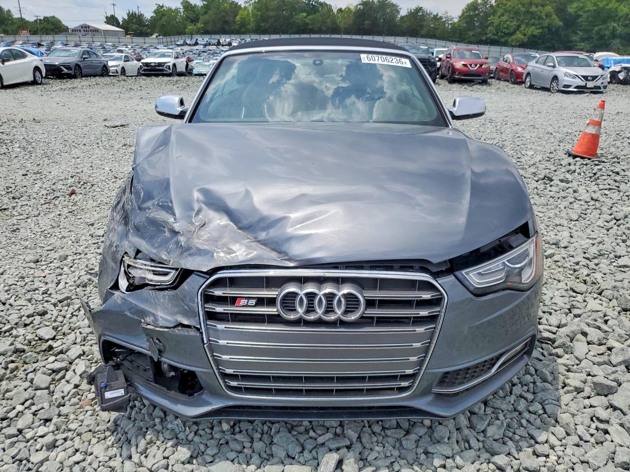 2015 Audi S5 Premium Plus Gray vin: WAUCGAFH7FN003644