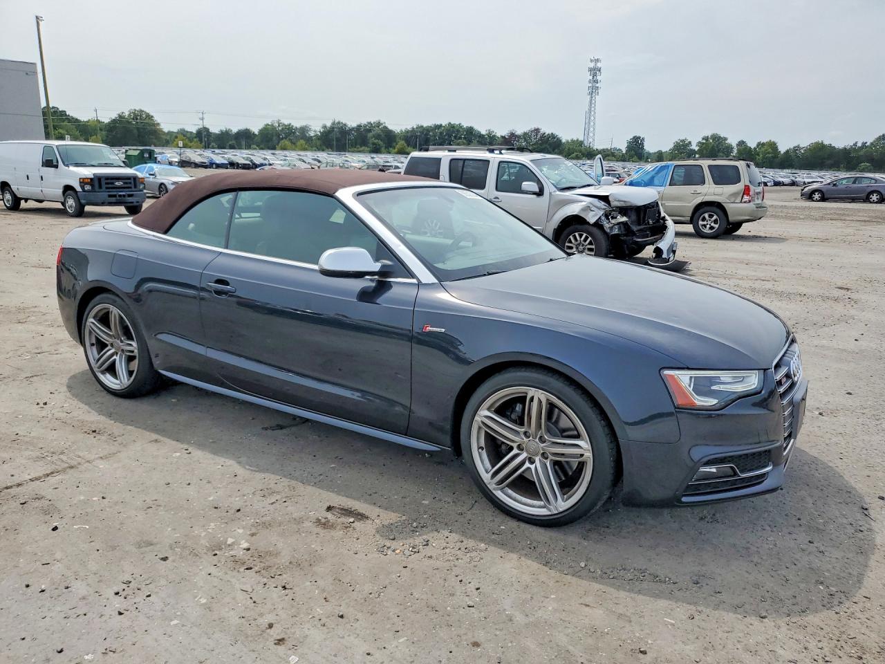 2013 Audi S5 Premium Plus Blue vin: WAUCGAFH9DN002136
