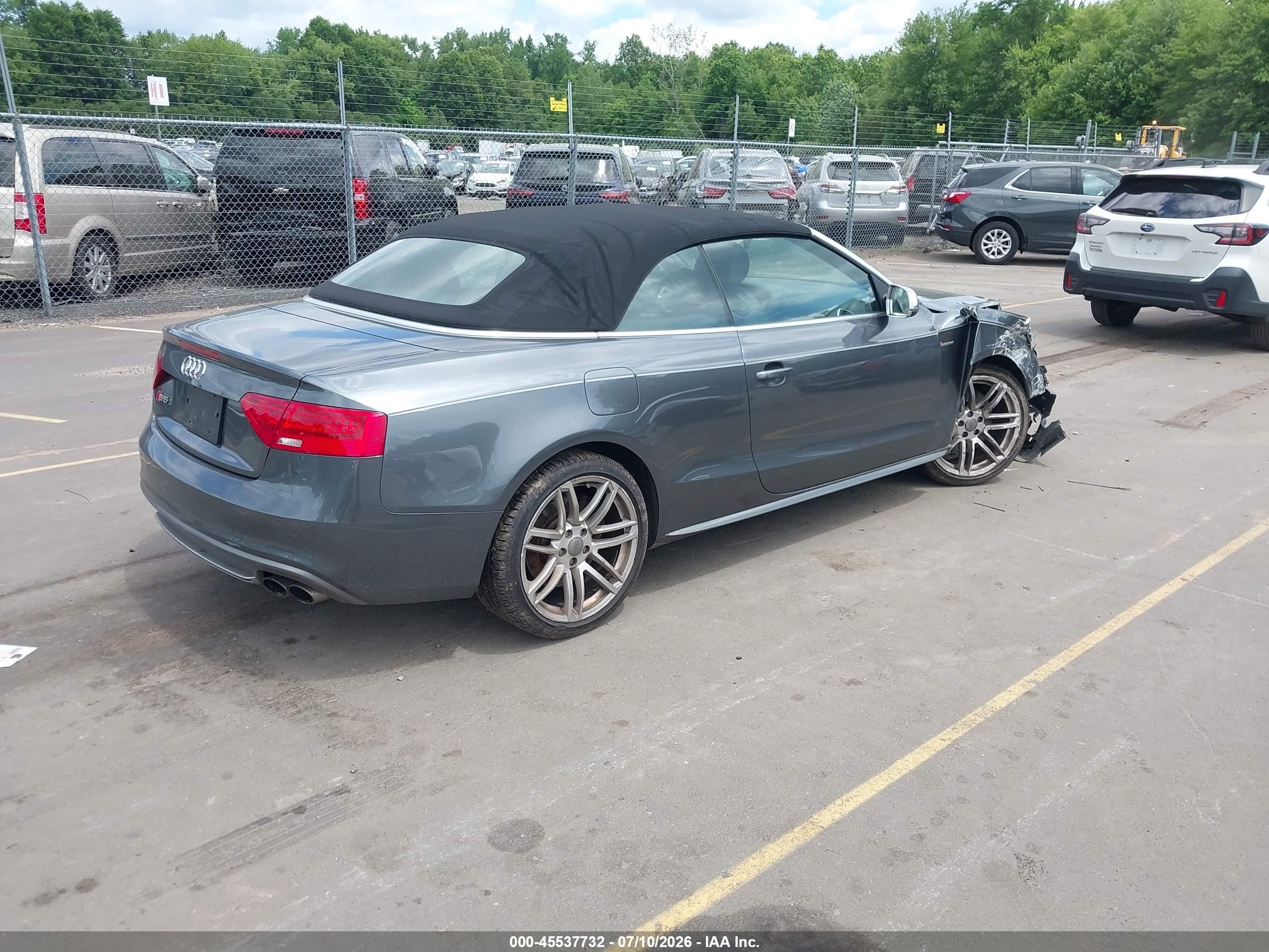 2015 Audi S5 3.0t Premium Plus Gray vin: WAUCGAFH9FN010157