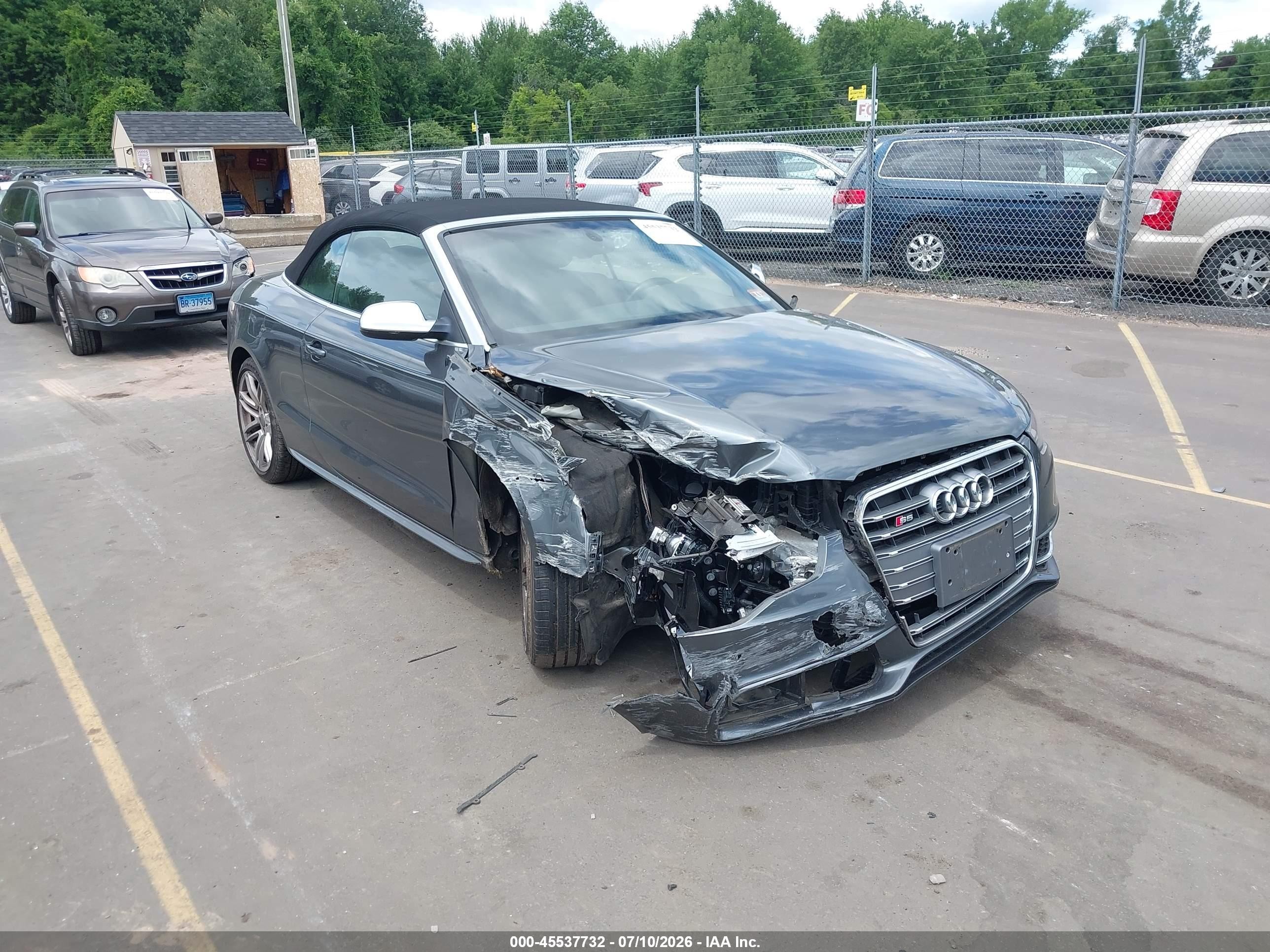2015 Audi S5 3.0t Premium Plus Gray vin: WAUCGAFH9FN010157
