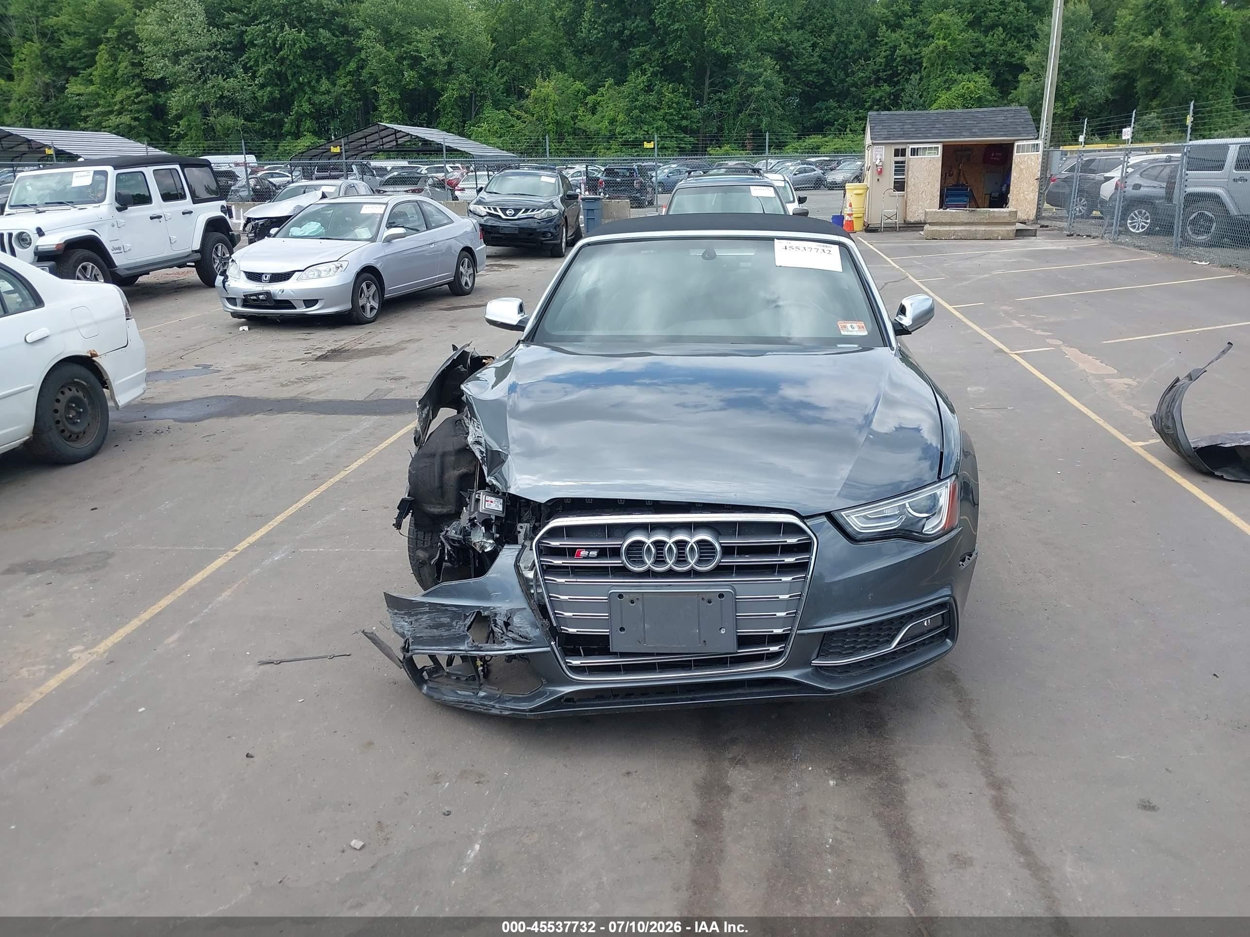 2015 Audi S5 3.0t Premium Plus Gray vin: WAUCGAFH9FN010157