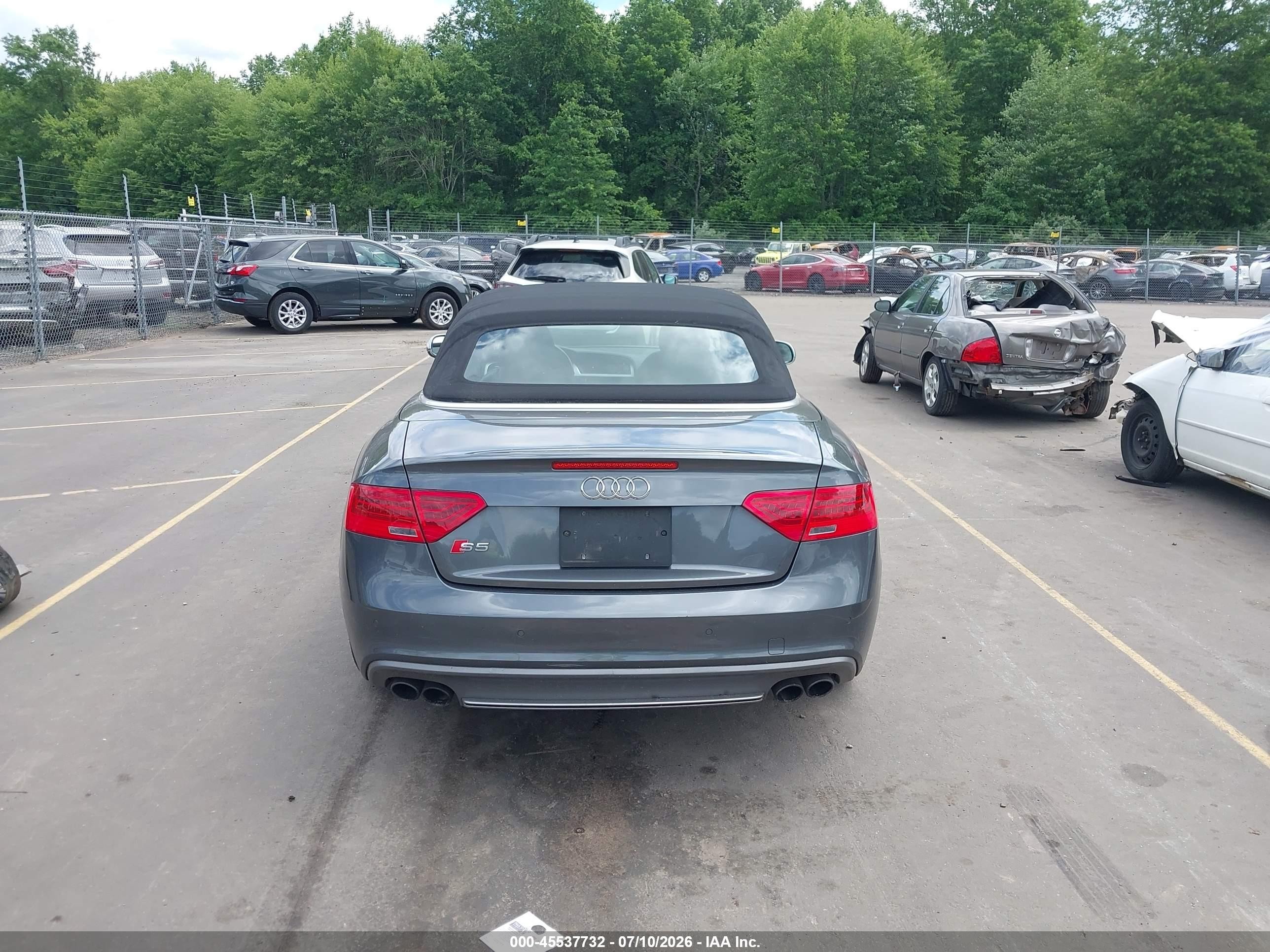 2015 Audi S5 3.0t Premium Plus Gray vin: WAUCGAFH9FN010157