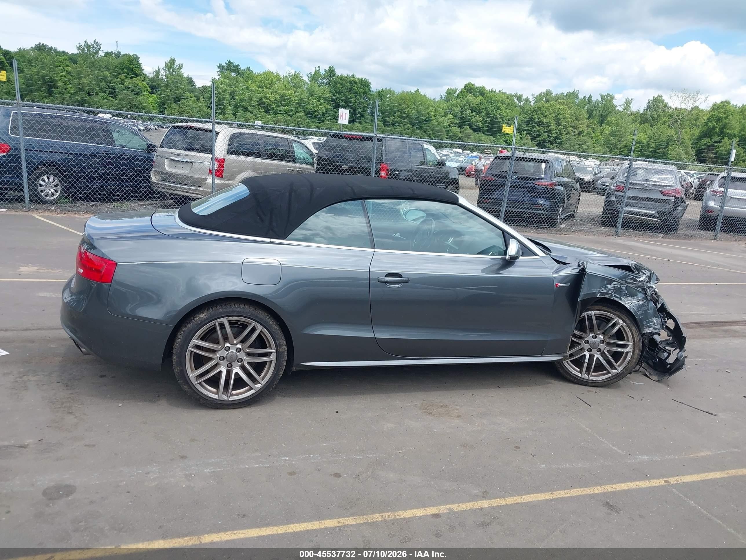 2015 Audi S5 3.0t Premium Plus Gray vin: WAUCGAFH9FN010157