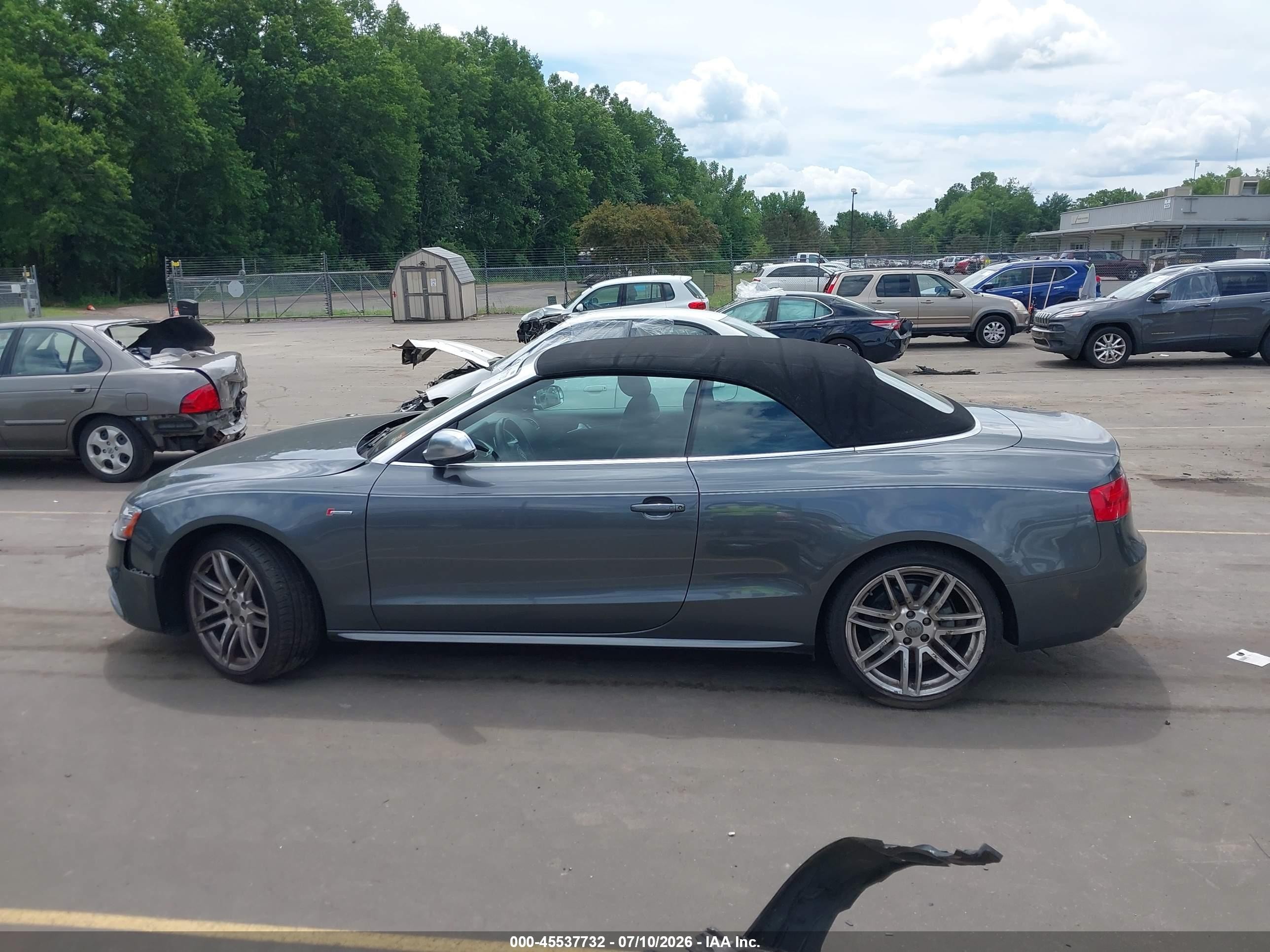 2015 Audi S5 3.0t Premium Plus Gray vin: WAUCGAFH9FN010157