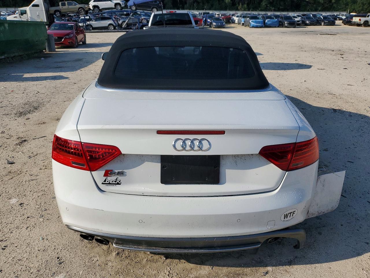 2014 Audi S5 Premium Plus Белый vin: WAUCGAFHXEN012188