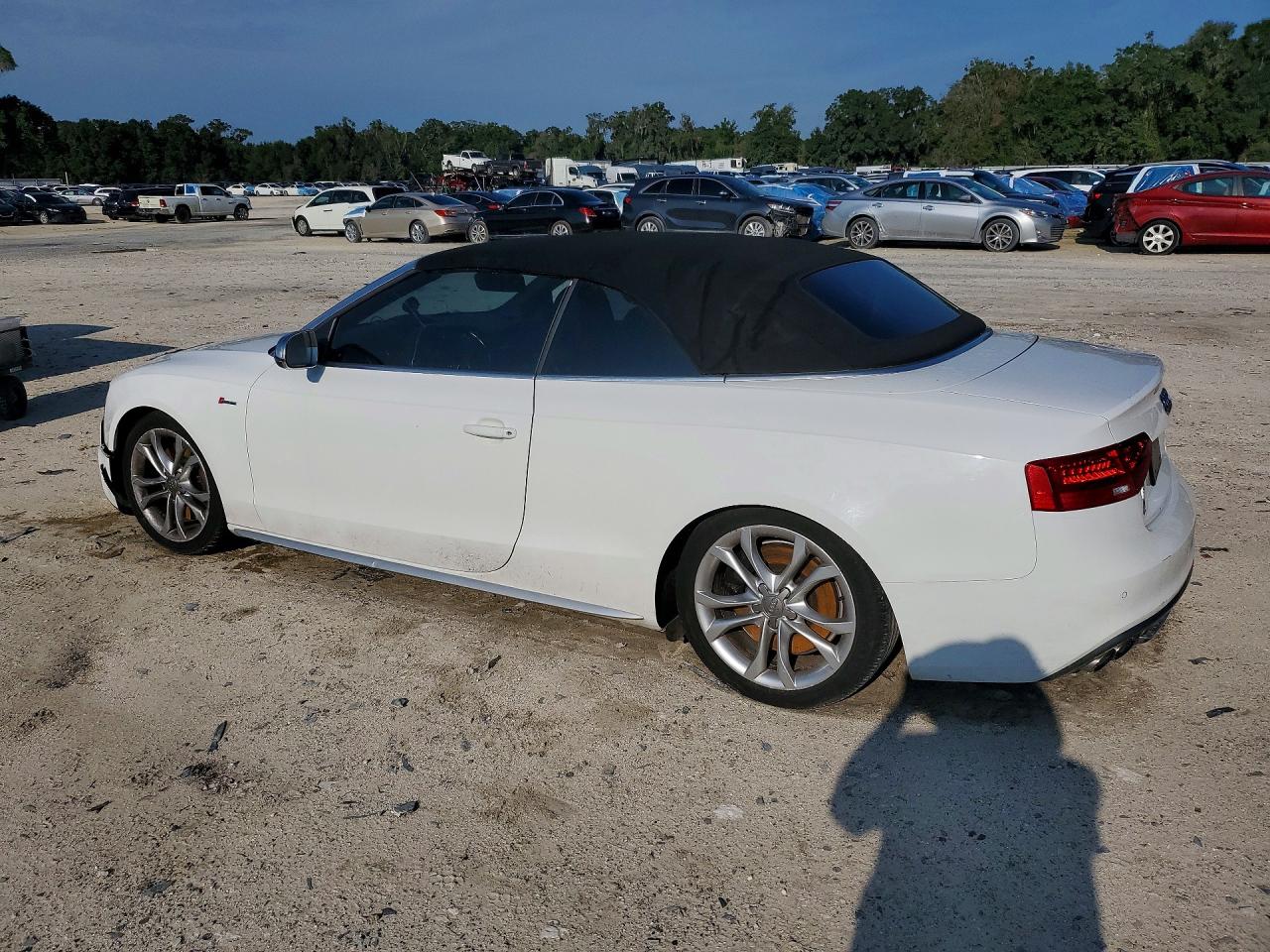 2014 Audi S5 Premium Plus Белый vin: WAUCGAFHXEN012188