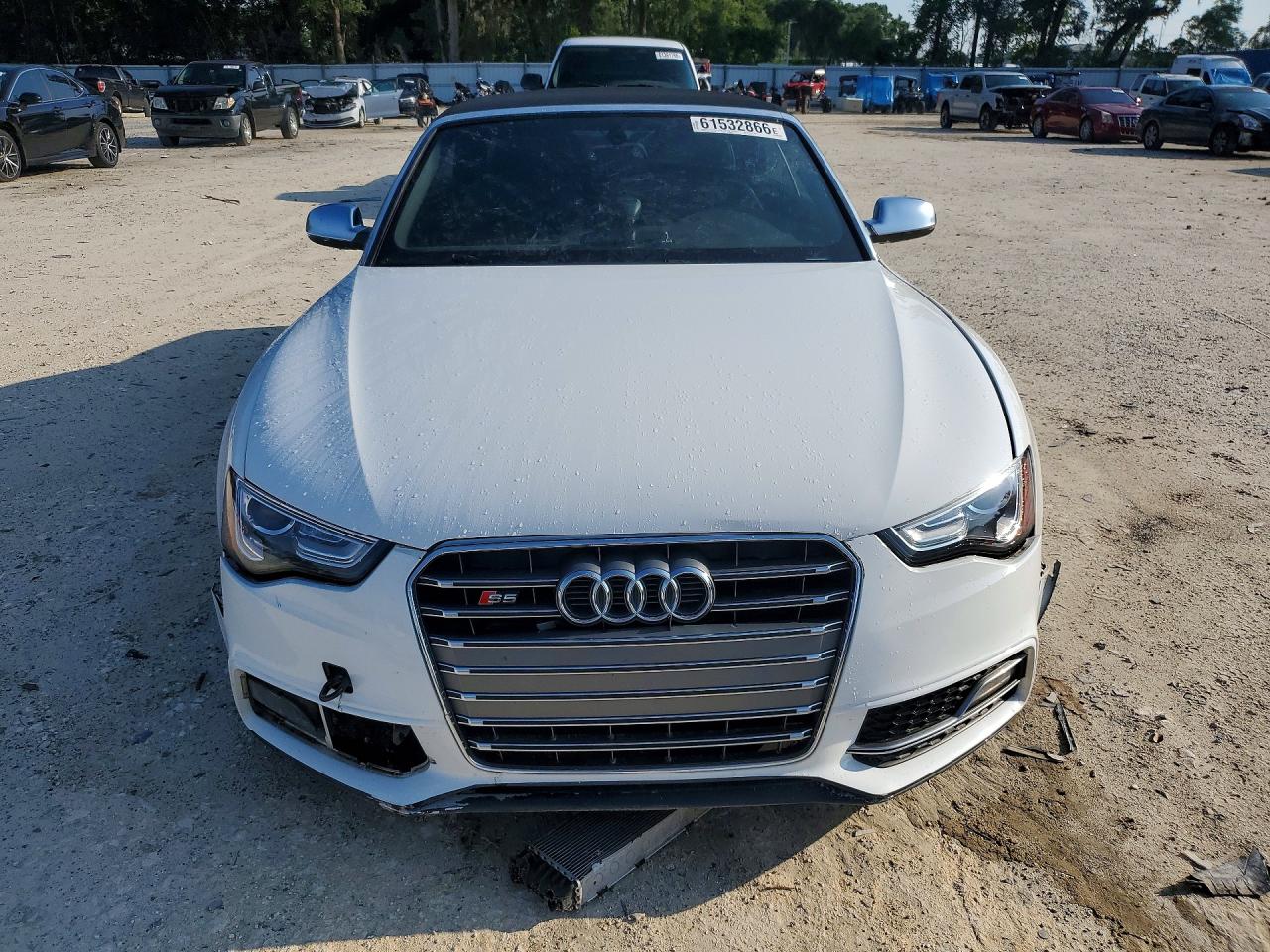 2014 Audi S5 Premium Plus Белый vin: WAUCGAFHXEN012188