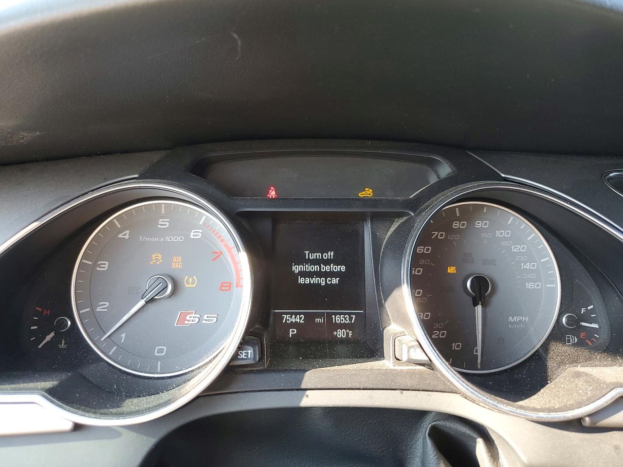 2014 Audi S5 Premium Plus Белый vin: WAUCGAFHXEN012188